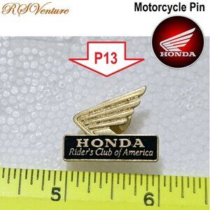 Buy one choose one FREE, Vintage Honda Rider's Club Motorcycle Pin